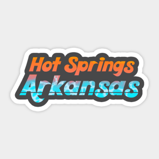 Hot Springs Summer 2019 Sticker